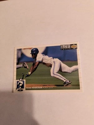RICKEY HENDERSON 1994 UPPER DECK COLLECTOR'S CHOICE #131 FREE SHIPPING  - Image 1 of 2