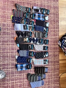 Brand New 28 Pair Men’s Fashion Dress socks - Size 6-12 - Picture 1 of 8