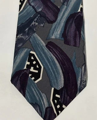 Corbata de cuello vintage Cezani 100 % seda importada de Italia - Hecha en EE. UU. Foto 1 de 4