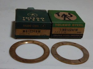 THRUST WASHER SET FIT CONTINENTAL, KAISER F6209, F226,F218 OEM#202685,200065 - Picture 1 of 7