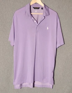 Men's Polo Golf Ralph Lauren Lilac Pastel Purple Shirt With White Horse Size L - Picture 1 of 10