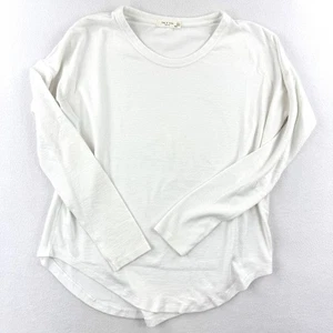 Rag & Bone New York XS/TP Long Sleeve Relaxed Fit Top Cream White Oversized - Picture 1 of 6