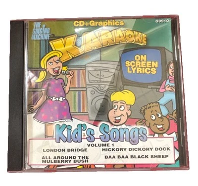 The Singing Machine Karaoke CDG: Kid’s Songs, Vol. 1, G9910, FAST SHIPPING! - Image 1 of 3