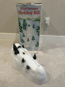 Department Dept 56 Heritage Snow Village Animated Sledding Hill Christmas Works! - Picture 1 of 12