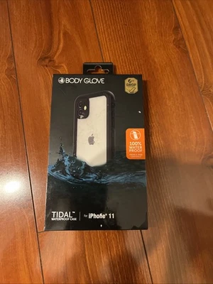 Body Glove Tidal Waterproof Phone Case for iPhone 11- Black/Clear