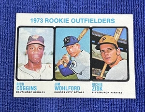 1973 Topps Jim Wohlford Rich Coggins Richie Zisk #611 RC EX-EX - Bild 1 von 2