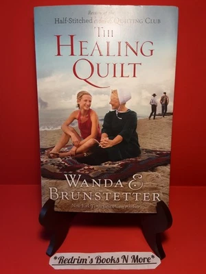 The Healing Quilt Wanda Brunstetter Paperback Half Stitched Amish Quilting Club Foto 1 de 2
