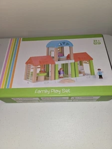 Kid Best Holz Puppenhaus Familie Spielset mehrere Montage 42 Teile - Bild 1 von 4