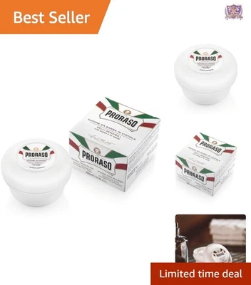 Shaving Soap Bar Green Tea Aloe Vera Sensitive Skin 8oz Fresh Glycerin - Image 1 of 4