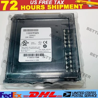 NEW GE Fanuc IC693CMM302N Enhanced Communications Module for Series 90-30 PLC - Image 1 of 4
