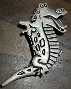 3" Metall Alligator Spind Kühlschrankmagnet Florida Alligatoren Ornament Reptil Geschenk  - Bild 1 von 4