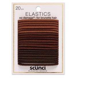 Scünci No Damage Elastic Hair Ties - Browns - All Hair - 20ct - Picture 1 of 1