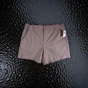 BANANA REPUBLIC US Women’s SZ 6 Pink Fog Stretch Twill 5” Chino Shorts - Picture 1 of 8