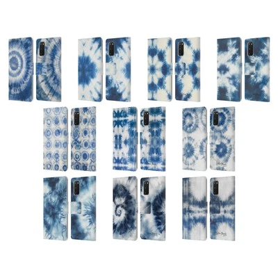 OFFICIAL NATURE MAGICK SHIBORI TIE DYE LEATHER BOOK CASE FOR SAMSUNG PHONES 1 - Image 1 of 4