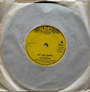 THE HIPPOLYTES - DON'T MAKE PROMISES b-w I LOVE SUE 7" SINGLE VGC 1977 TOP DECK - Picture 1 of 1