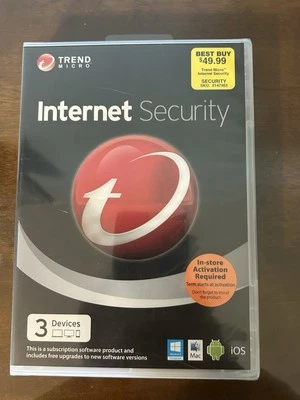Trend Micro Internet Security (2014) 3 Devices, Windows 8, Mac, IOS, Android - Image 1 of 2