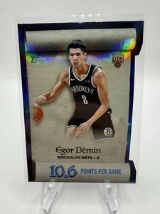 Egor Demin 2025-26 Topps Holiday Nice List Rookie - Picture 1 of 1