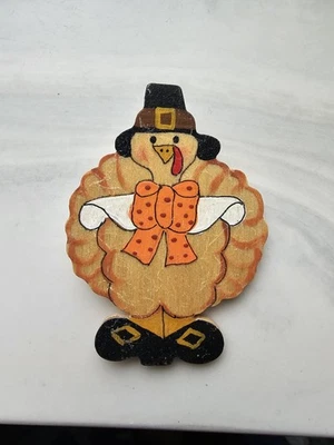 Wonderful Thanksgiving Turkey Brooch Pin - Image 1 of 2