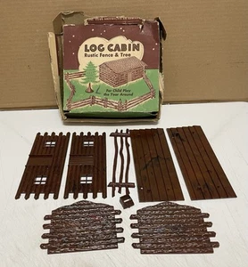Log Cabin Bachmann Bros. Original Box AS IS NOT Complete! Model Trains Fence 🪵 - Picture 1 of 7