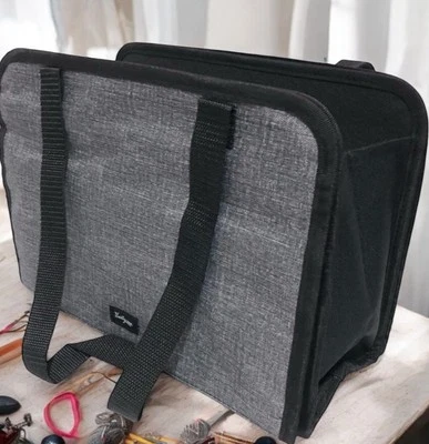 Thirty One Get Creative Caddy 木炭十字准线工艺办公室收纳盒 — 第 1/4 张图片