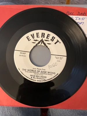 Wild Bill Davis - The World Of Susie Wong / Deep Echo - Everest -45RPM - Promo - Image 1 of 2
