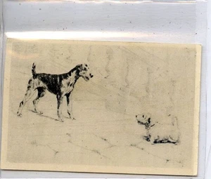 (Gd5492) Lambert & Butler, Overseas, Etchings of Dogs, Large #9, 1928 EX - Picture 1 of 4