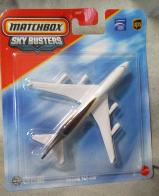 Matchbox Skybusters series  UPS Boeing 747-400 Cargo 4 inch diecast Airplane - Image 1 of 4