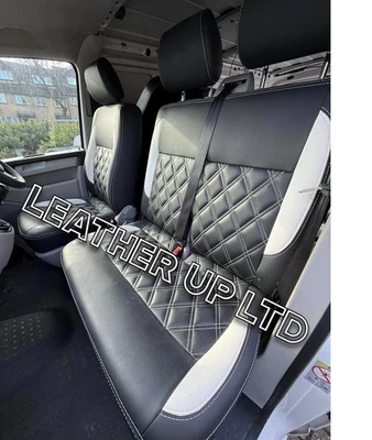 VW Transporter T5 and T6 Seat Covers 6 Seats 1+2 front and 3 rear seats - Image 1 of 2