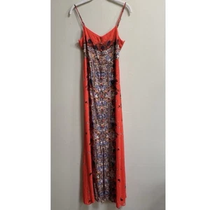 NWT Free People Red Morning Song Maxi Dress Size XS - Picture 1 of 12