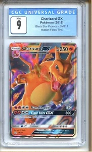 2019 Pokémon SM Black Star Promo Charizard GX SM211 Holo Promo CGC 9 MINT - Picture 1 of 2
