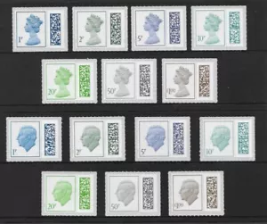 QUEEN ELIZABETH & KING CHARLES SETS TO £1 DEFINITIVES GREAT BRITAIN MNH 2022/23 - Bild 1 von 1
