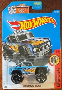 Mattel Hot Wheels HW Daredevils Custom Ford Bronco BLUE #153 - Picture 1 of 1
