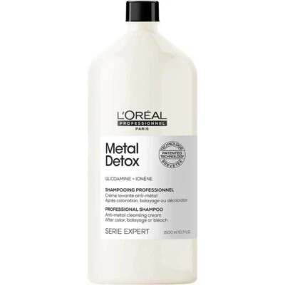 L'Oreal Serie Expert Metall Detox Anti-metal Reinigungscreme Shampoo 1500ml - Bild 1 von 3