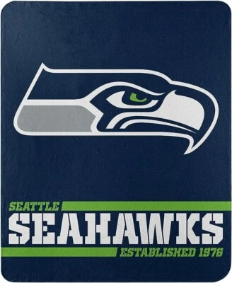 Manta polar Seattle Seahawks - 50"" x 60"" de ancho dividido Foto 1 de 4