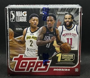 2023-24 Topps NBA G League Hobby Box sigillato in fabbrica 1 cromato automatico per scatola - Foto 1 di 4