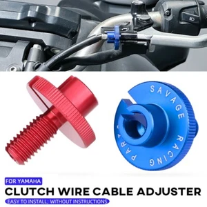 Clutch Cable Wire Adjuster For YAMAHA YZFR1 MT09/07 FZS1000 XJ6 DIVERSION SCR950 - Foto 1 di 34