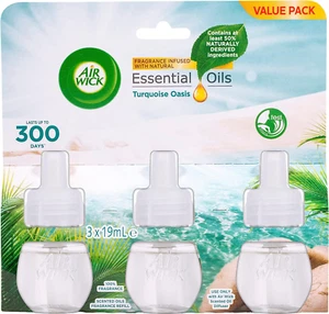 Turquoise Oasis Essential Oils Plug-In Diffuser Refill 19 Ml (Pack of 3) - Picture 1 of 8