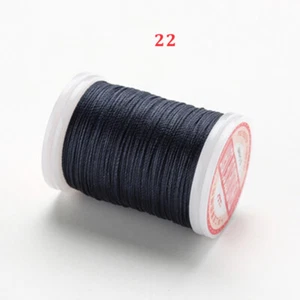 0.5mm Round Waxed Thread for Leather Craft Sewing Polyester Cord Wax Strings US - Picture 1 of 34
