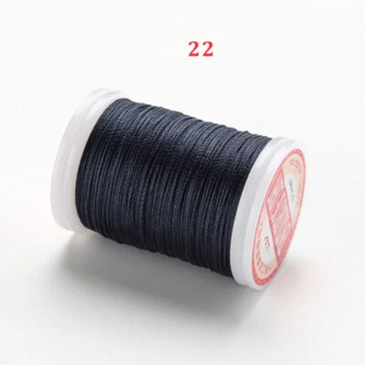 0.5mm Round Waxed Thread for Leather Craft Sewing Polyester Cord Wax Strings US - Image 1 of 4