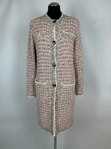 TWINSET Jacquard Mantel Mehrfarbig Größe S Made In Italy - Bild 1 von 11