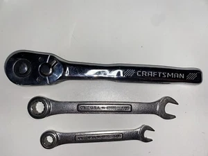 Craftsman CMMT81748 Ratchet Wrench & (2) Craftsman Ratcheting Wrenches - Picture 1 of 4