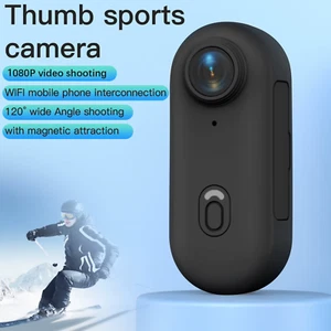 1080P Tiny Action Camera WiFi Sports Camera 120° Wide Angle Lens with Magnetic - Picture 1 of 7