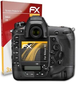 atFoliX 3x Screen Protector for Nikon D6 Screen Protection Film matt&shockproof