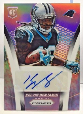 Kelvin Benjamin 2014 Panini Prizm BCA PINK Refractor RC Autograph Auto #d 55/125 - Image 1 of 2
