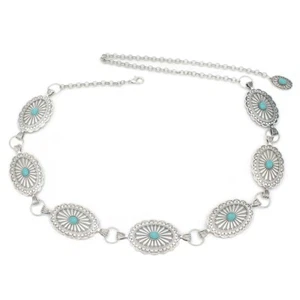 Conchos Chain Belly Chain for Dress Chain Belt for Women Waist Chain Belt - Picture 1 of 3