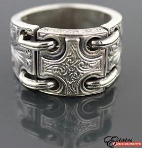 Konstantino Malteserkreuz Ring in Sterlingsilber - Bild 1 von 8