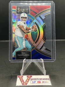 2023 Panini Select - TUA TAGOVAILOA RED & BLUE PRIZM DIE CUT #103 - Picture 1 of 2
