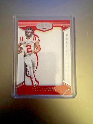 2022 Chronicles Draft Picks Plates & Patches Full Coverage Matt Corral PP-MCO - Image 1 of 2