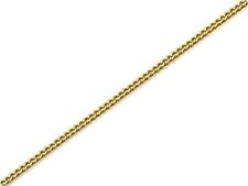 F.Hinds 9ct Gold 1mm Wide Curb Chain 20" inch Necklace Jewelry Gift Unisex