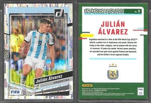 Panini Donruss 2024 #5 Julian Alvarez Argentina Silver Prizm Parallel Card - Picture 1 of 1